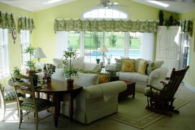 Family room - traditional family room idea in Other