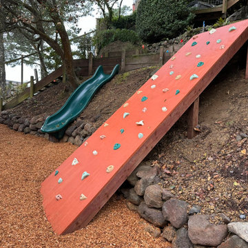 Rock Climbing and Slide