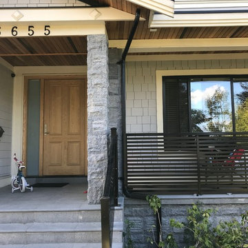 Gutter Downpipe installation after
