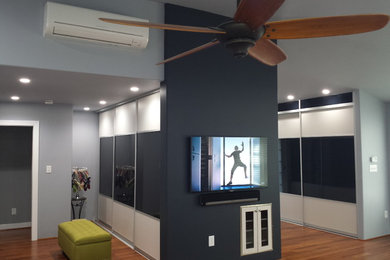 Example of a trendy bedroom design in DC Metro