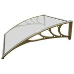 Denmir - Door and Window Awning Solid, Dark Brown - * Please see second image for color.