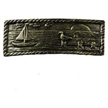 Sail Boat Scene - Bronzed Black, SIE-681595