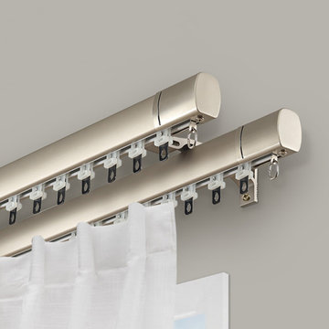 CHR126 Massive Ivory Grey Blue Champagne Aluminum alloy Curtain Track Set Ceilin