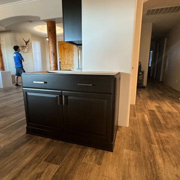 Kitchen Paint with Dry Bar Build
