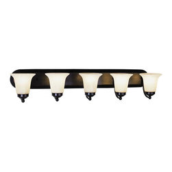 Trans Globe Lighting - Trans Globe Lighting New Victorian Brushed Nickel Five-Light Vanity Light - Bathroom Vanity Lighting