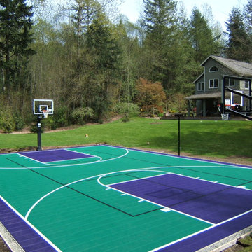 Backyard Multi-Purpose Game Court