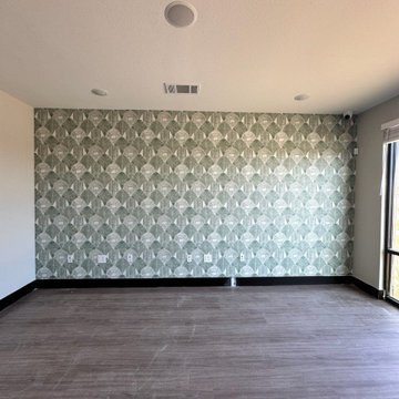 Wallpaper installation Living Room in San Diego