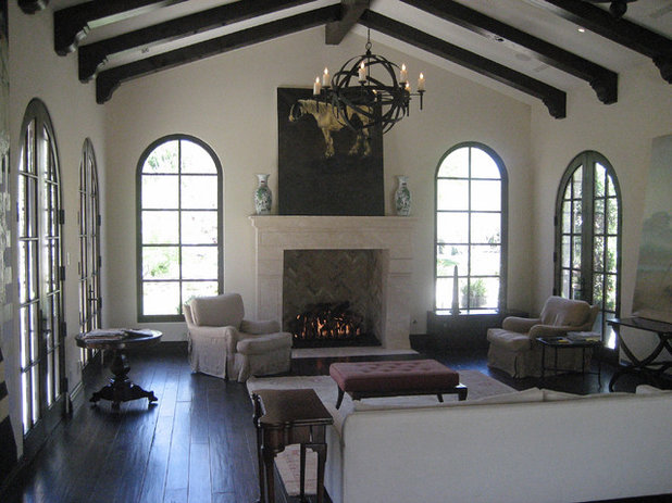 Mediterranean Living Room by Carson Poetzl, Inc.