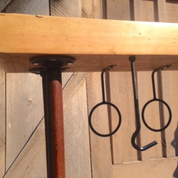 console table with wine bottle holders - Products