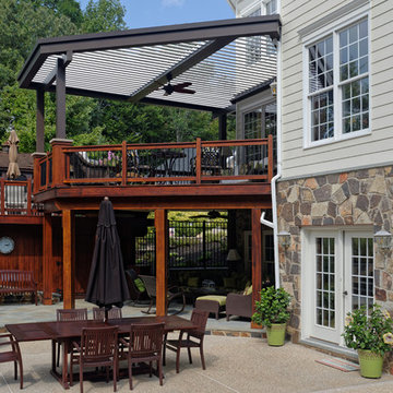 Oil Rubbed Bronze Equinox Adjustable Louvered Roof, Deck, and Patio