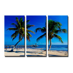 Ready2HangArt - "Island Perfection" 3-Piece Canvas Art Set By Bruce Bain - Prints And Posters
