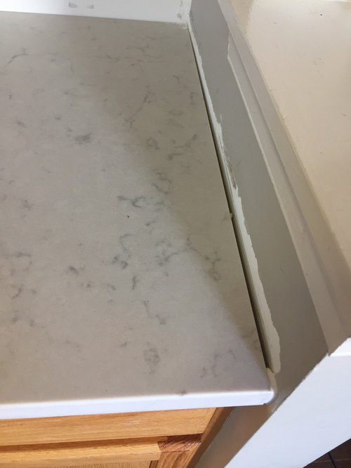 New Counter Gap Between Wall And, How To Fill Gaps In Granite Countertop