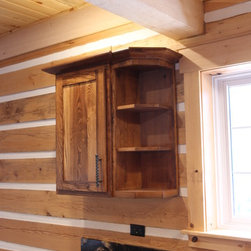 Coe Hill, Ontario   Rustic Wormy Ash Cottage Kitchen - Products