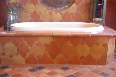 Saltillo Tile in the 9x12 San Felipe pattern