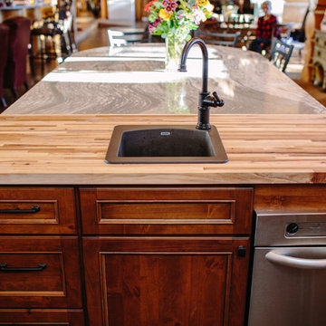 Evergreen Log Home Kitchen Renovation