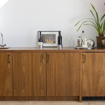 Morrow Residence Bar Cabinets | Urban Vision Woodworks