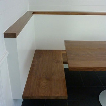 Walnut Banquette Table