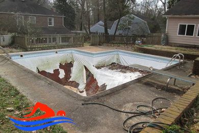 Swimming Pool Renovation, Before- After
