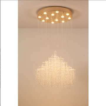 Customizable crystal candelabra in multiple sizes