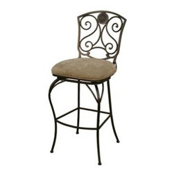 Canterbury Bar Stool 30in Pepper - Bar Stools And Counter Stools