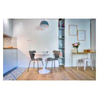 Paris (75005) Rénovation totale d'un studio de 20m2 - Traditional ...