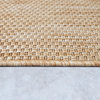 Solid Outdoor Rug for Patio or Balcony Mottled Nature Color, 5'3"x7'3"