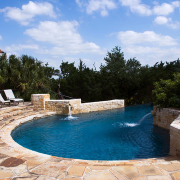 Unique Infinity Edge Pool In San Antonio