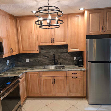 From Dated to Dreamy: A Warm & Welcoming Condo Kitchen Transformation
