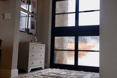 Example of a transitional entryway design in Other
