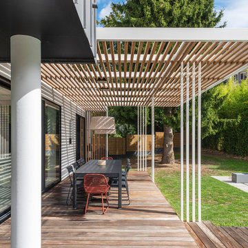 Une rénovation d'exception pour cette maison contemporaine, alliant élégance et