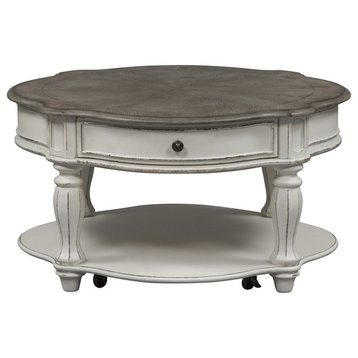 3 Piece Set of Round Coffee Table and (Set Of 2) End Table