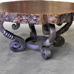 "S" Scroll Table Base - Dining Tables