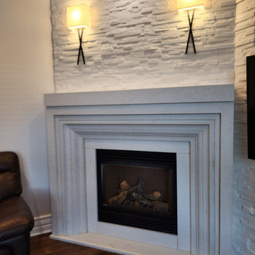 Cast Stone Fireplace Mantels