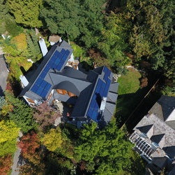 Eco Roof Medium Slate & Solar Install - Roofing And Gutters