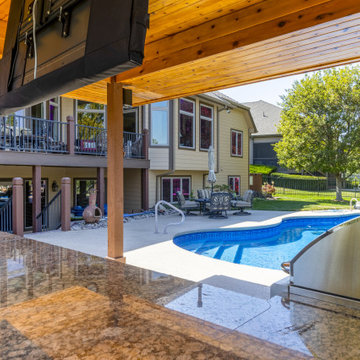 Camden Chase Pool Pavilion & Deck Build