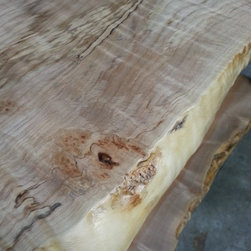 Live Edge Maple Credenza - Buffets And Sideboards