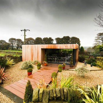 Luxury garden gymnasium and sauna