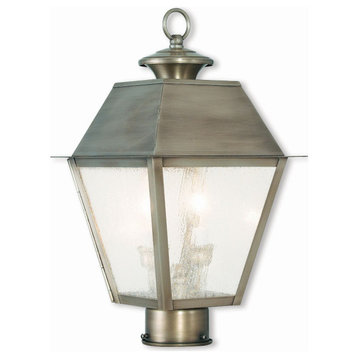 Livex Lighting 2166-29 Mansfield - Two Light Outdoor Post-Top Lantern