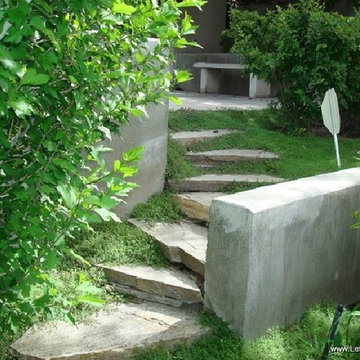 Stepping stone path ways