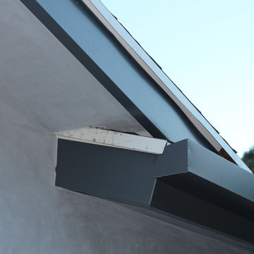 Fascia Wrap, Custom Sectional Slant Back Box Gutters in Studio City