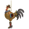 Cowboy Rooster Birdhouse