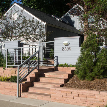 Flagstone Stairway Entrance
