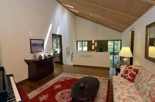 What to do with a very plain wood ceiling?