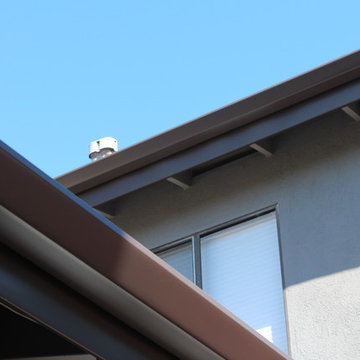 Fascia Wrap, Seamless Angle Faced Gutters,Box Downspouts,Los Angeles