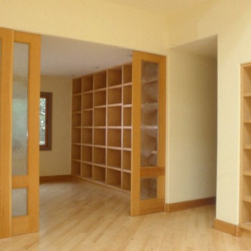 Room Dividers - Sliding Cast Glass Doors