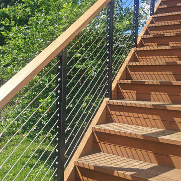 Railing for Solar Panel Structure in Minneapolis, MN