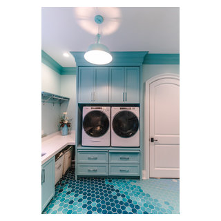 Raindrop Laundry - Eclectic - Laundry Room - Chicago - by Lustig Custom ...