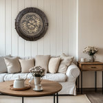 Yosemite Home Decor - Urban Loft Gears Wall Clock - Introducing the Urban Loft Gears Wall Clock, a stunning addition to any space. This clock features industrial design elements with ornamental accents for a one-of-a-kind look.