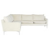 Anders Coconut Fabric Sectional Sofa, HGSC847
