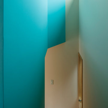 hazy blue